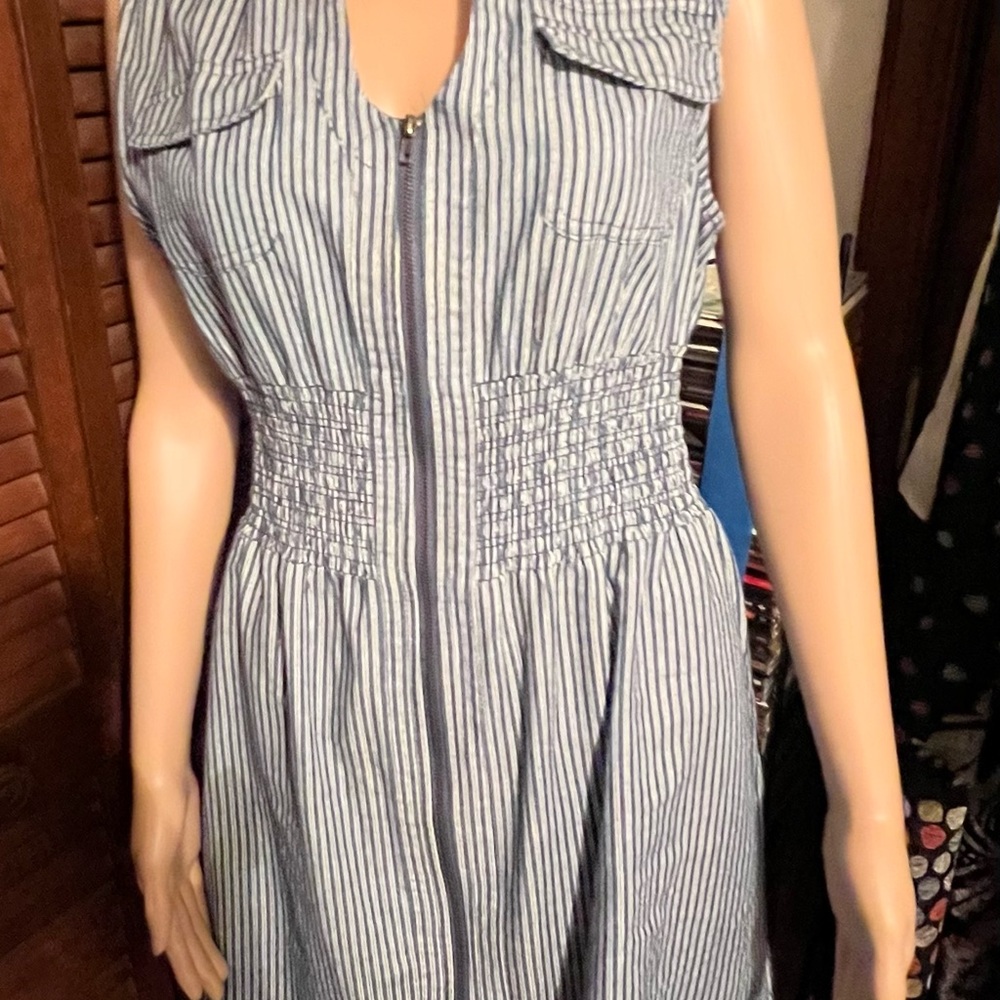Cotton romper  style mini dress
